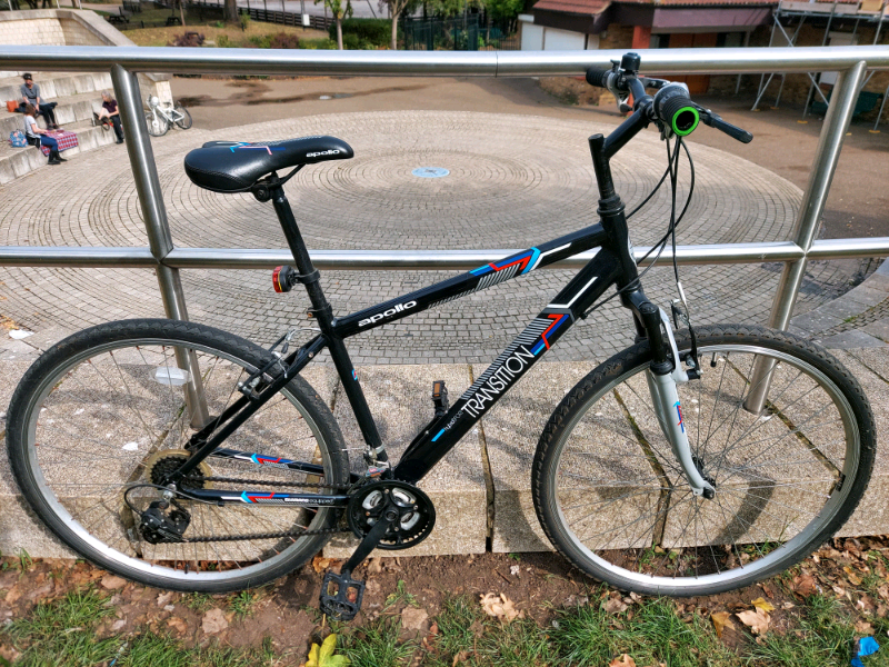 apollo transition mens hybrid bike